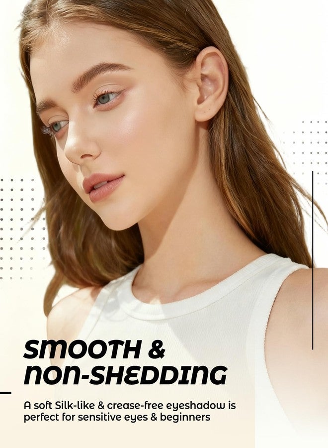 SUMEITANG Light Beige Single Eyeshadow Palette, Neutral Nude Shades Matte Eye Shadow Powder, Buildable & Blendable for Smoky Eyes. Waterproof, Crease-Resistant, All-Day Wear. Everyday Makeup Ideal - Image 2